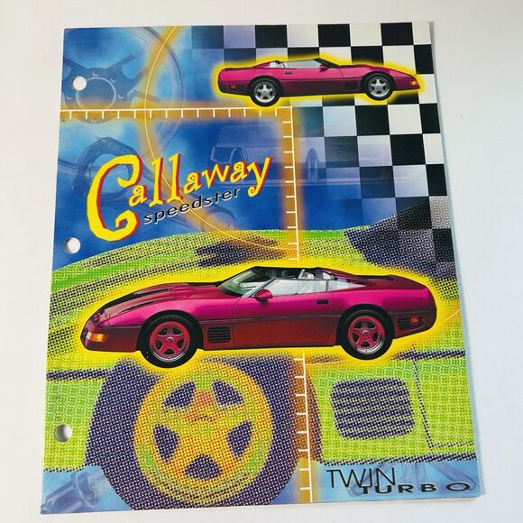 1999 Raymond Geddes Motor Madness Lot 3 Folders Callaway CA Special Bizzarrini - Picture 5 of 10